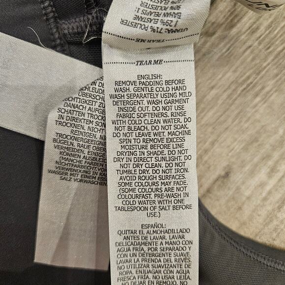 Lorna Jane Sports Bra Womens Size XS Amy Maximum Support Compress & Compact Grey - Picture 9 of 9